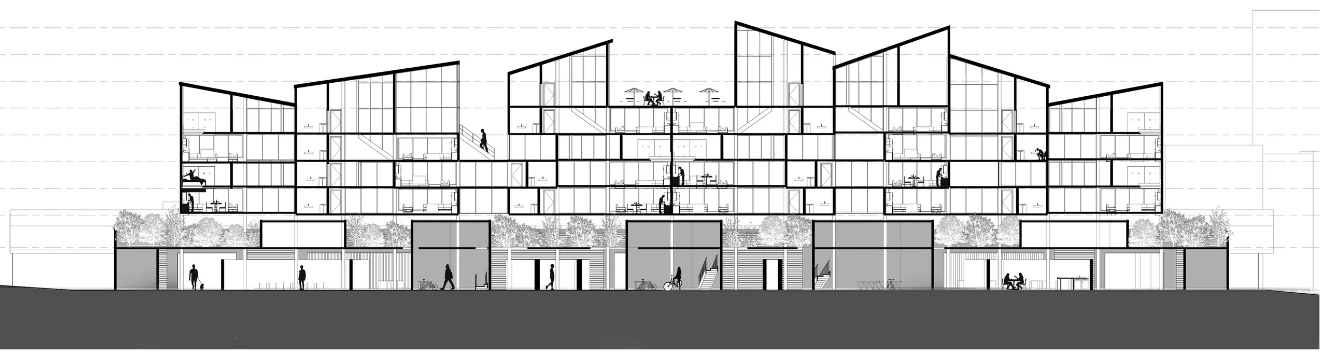 Reconceptualize Urban Mass Housing, drawing