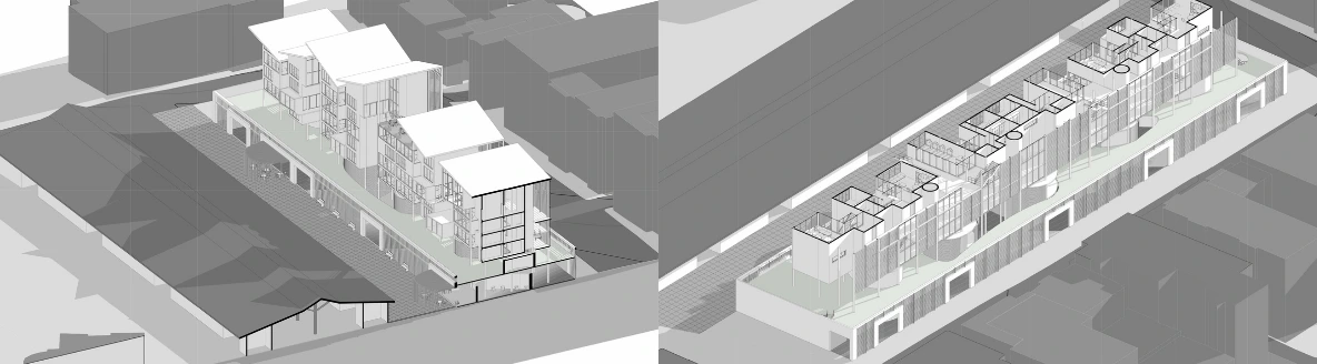Reconceptualize Urban Mass Housing, drawing