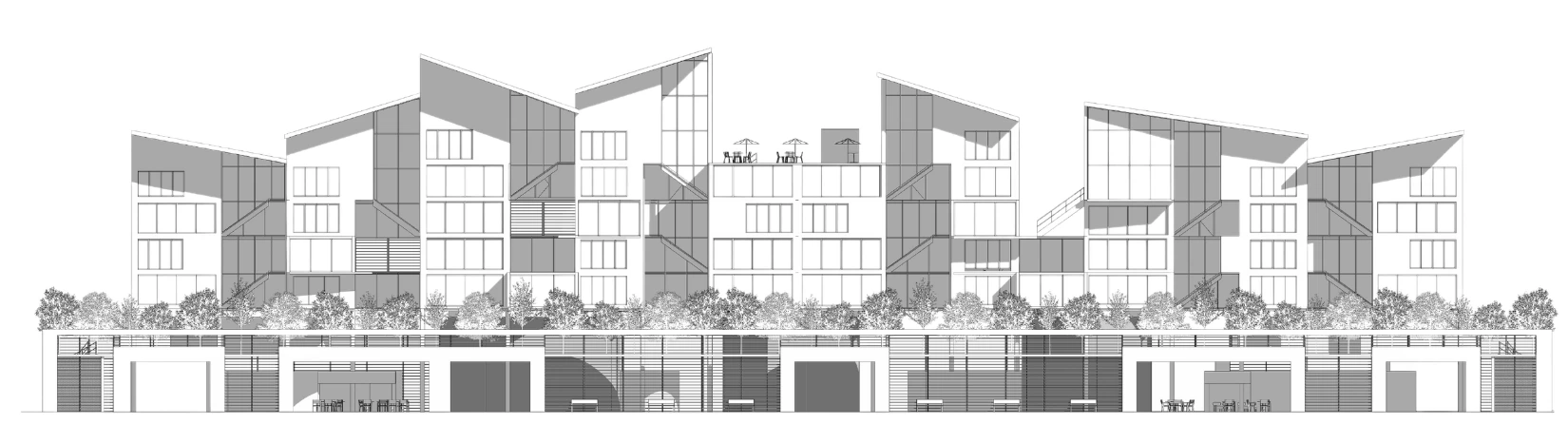 Reconceptualize Urban Mass Housing, elevation